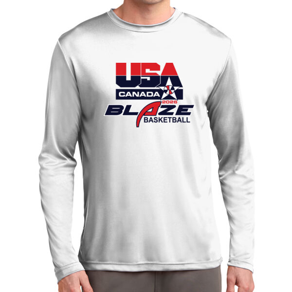 Blaze Basketball-Canada Long Sleeve PosiCharge Competitor Tee Thumbnail